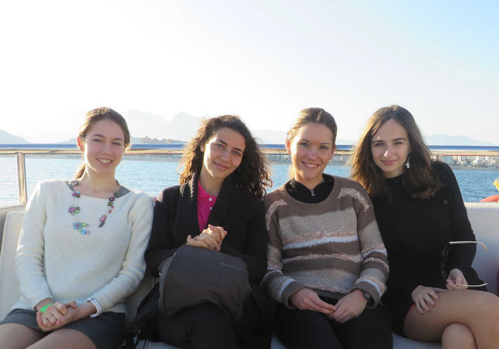 Clara, Camilla, Federica and Giulia at EGMO 2014 in Antalya